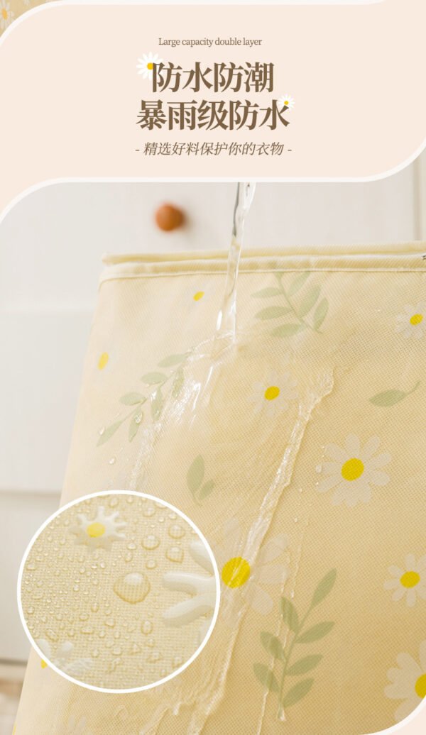 Tourist quilt and clothing storage bag - Large capacity moving packing bag. Strong, waterproof and moisture-proof.