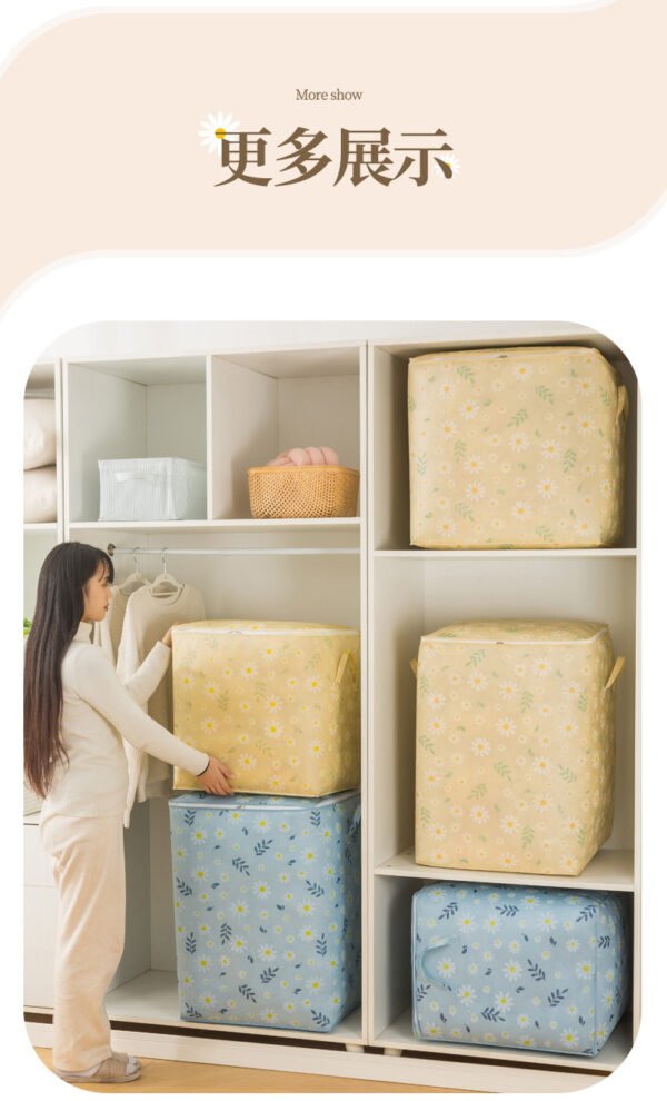 Tourist quilt and clothing storage bag - Large capacity moving packing bag. Strong, waterproof and moisture-proof.